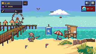 High Tide at Boardwalk Beach